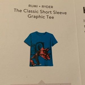 NWT Rumi + Ryder Classic Short Sleeve Graphic Tee